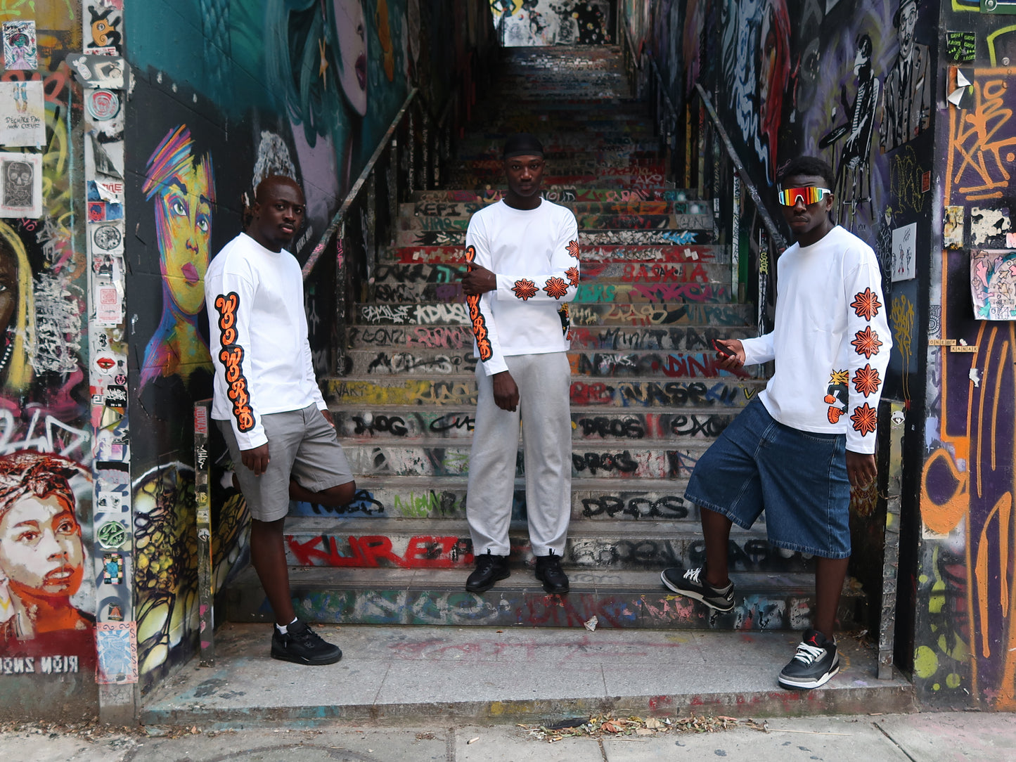 Woo World Long Sleeve – White